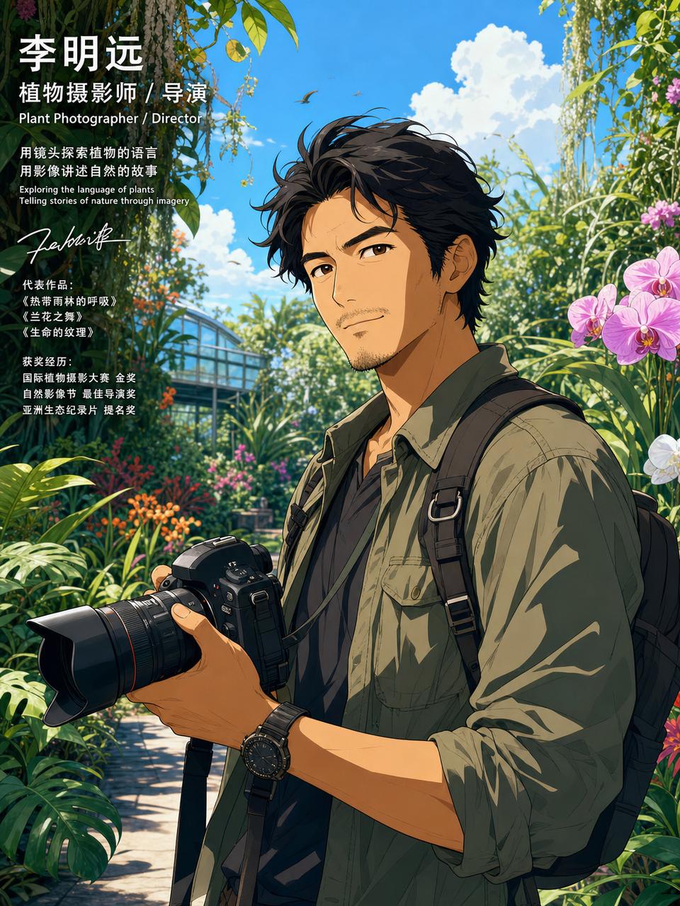 糖心植物摄影师李明远